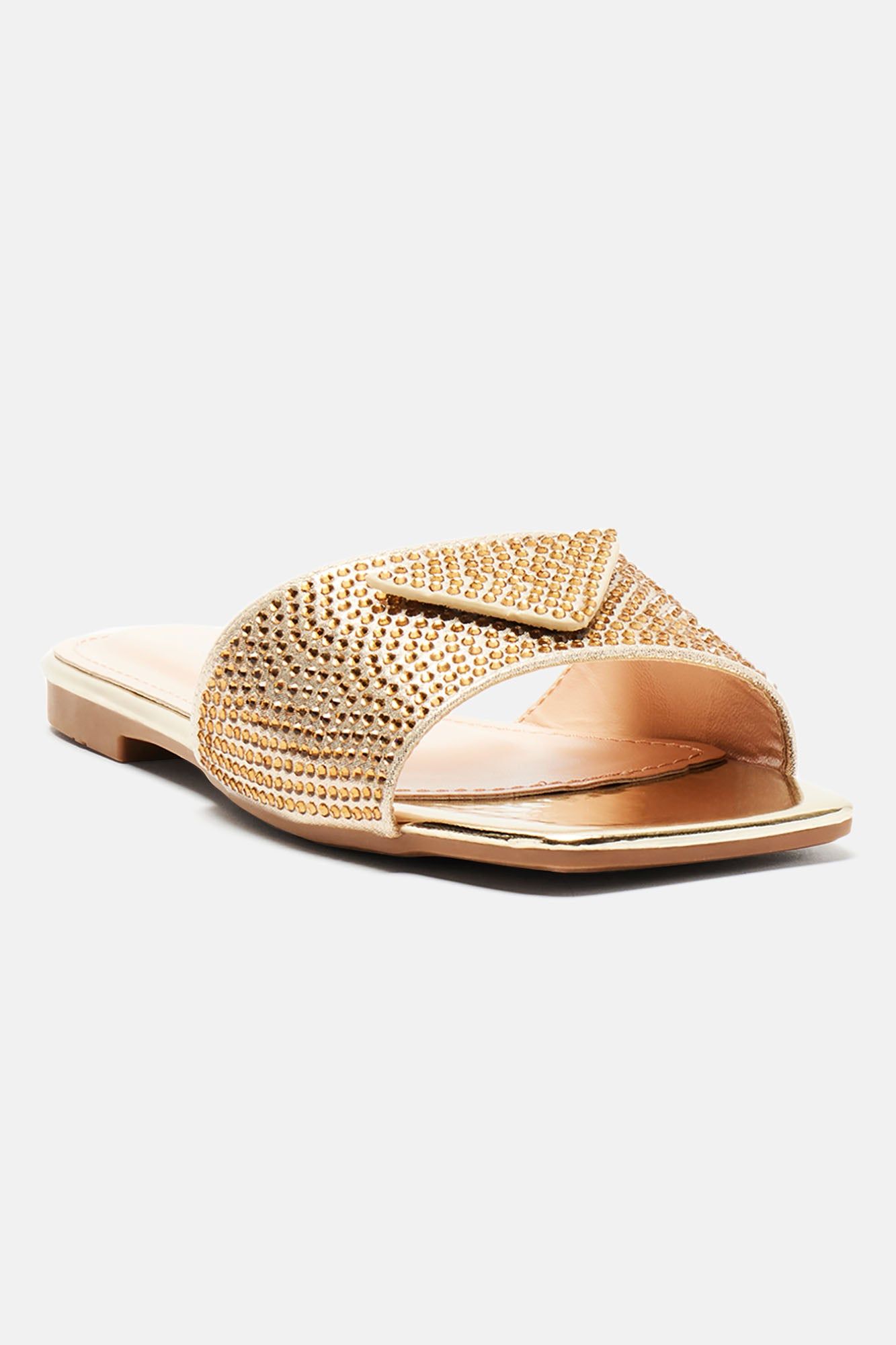 Charming Girl Embellished Sandals - Gold sold by Fashion Nova product image thumbnail 2