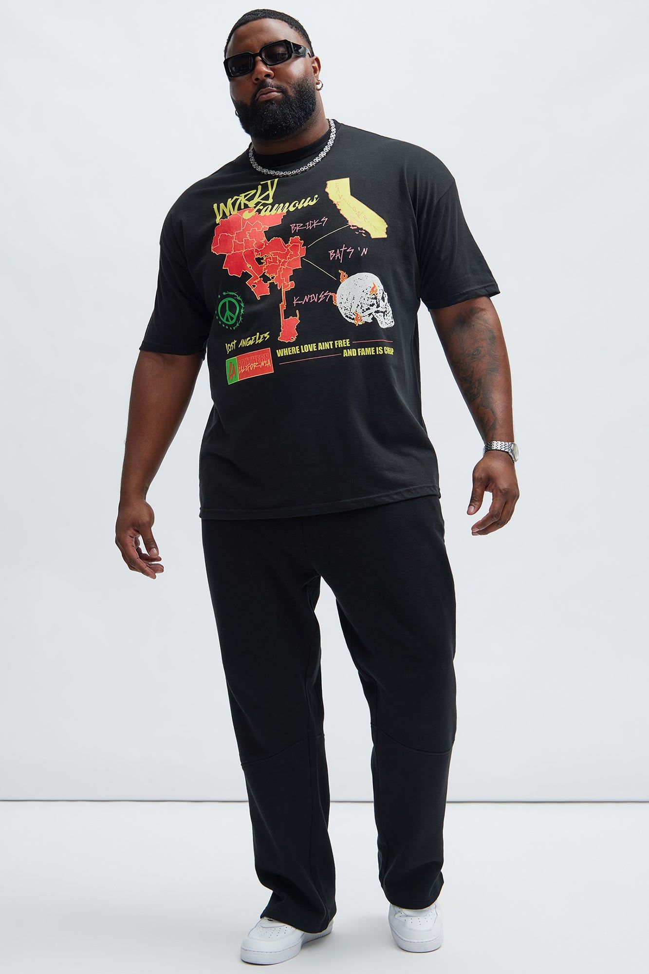World Famous LA Short Sleeve Tee - Black sold by Fashion Nova product image thumbnail 5