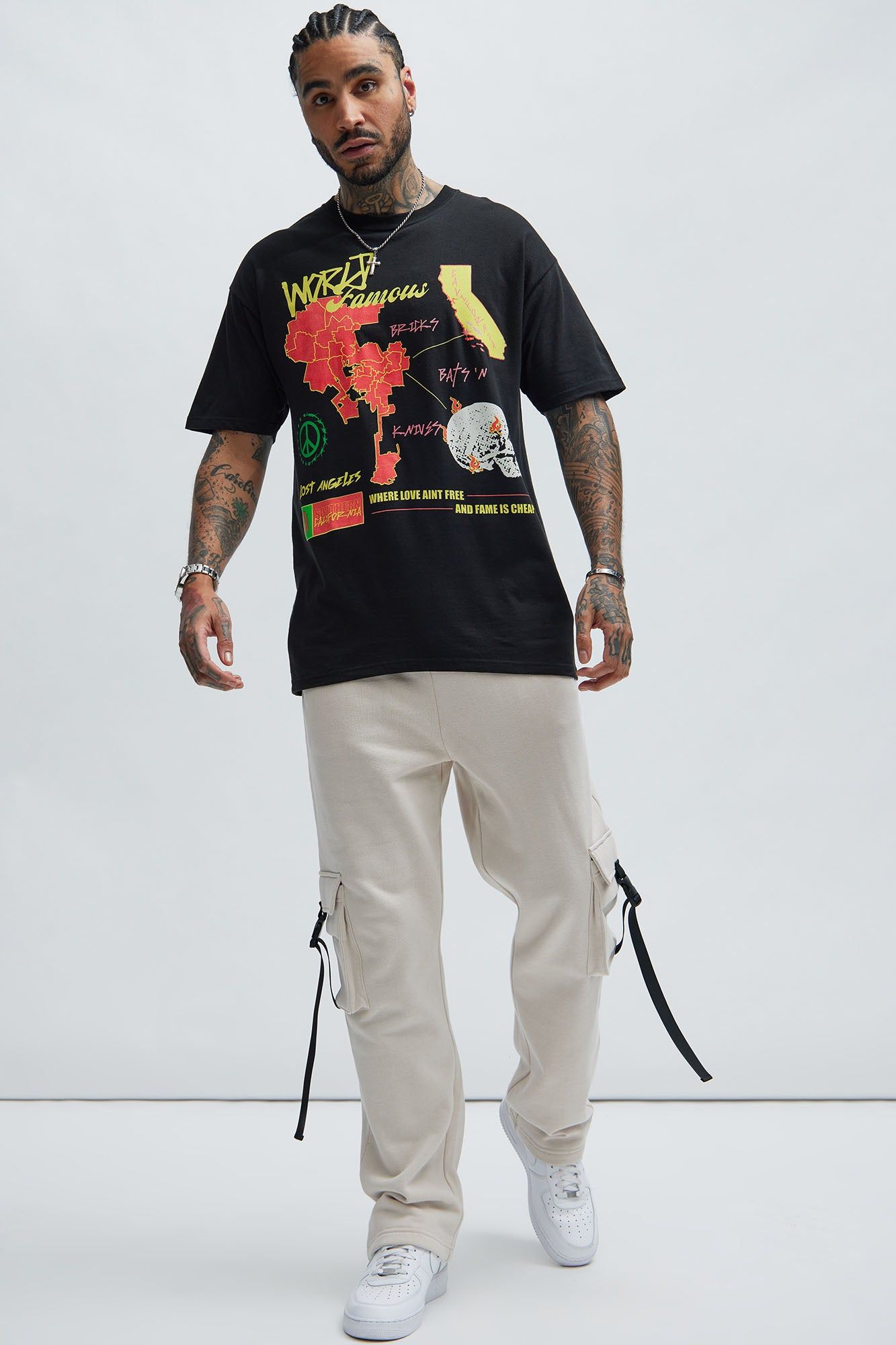 World Famous LA Short Sleeve Tee - Black sold by Fashion Nova product image thumbnail 2