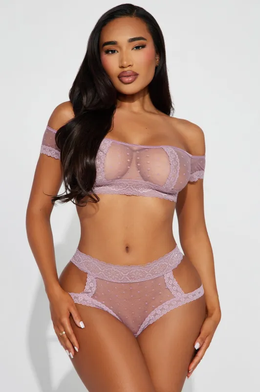 Sheer Truth 2 Piece Set - Lilac sold by Fashion Nova