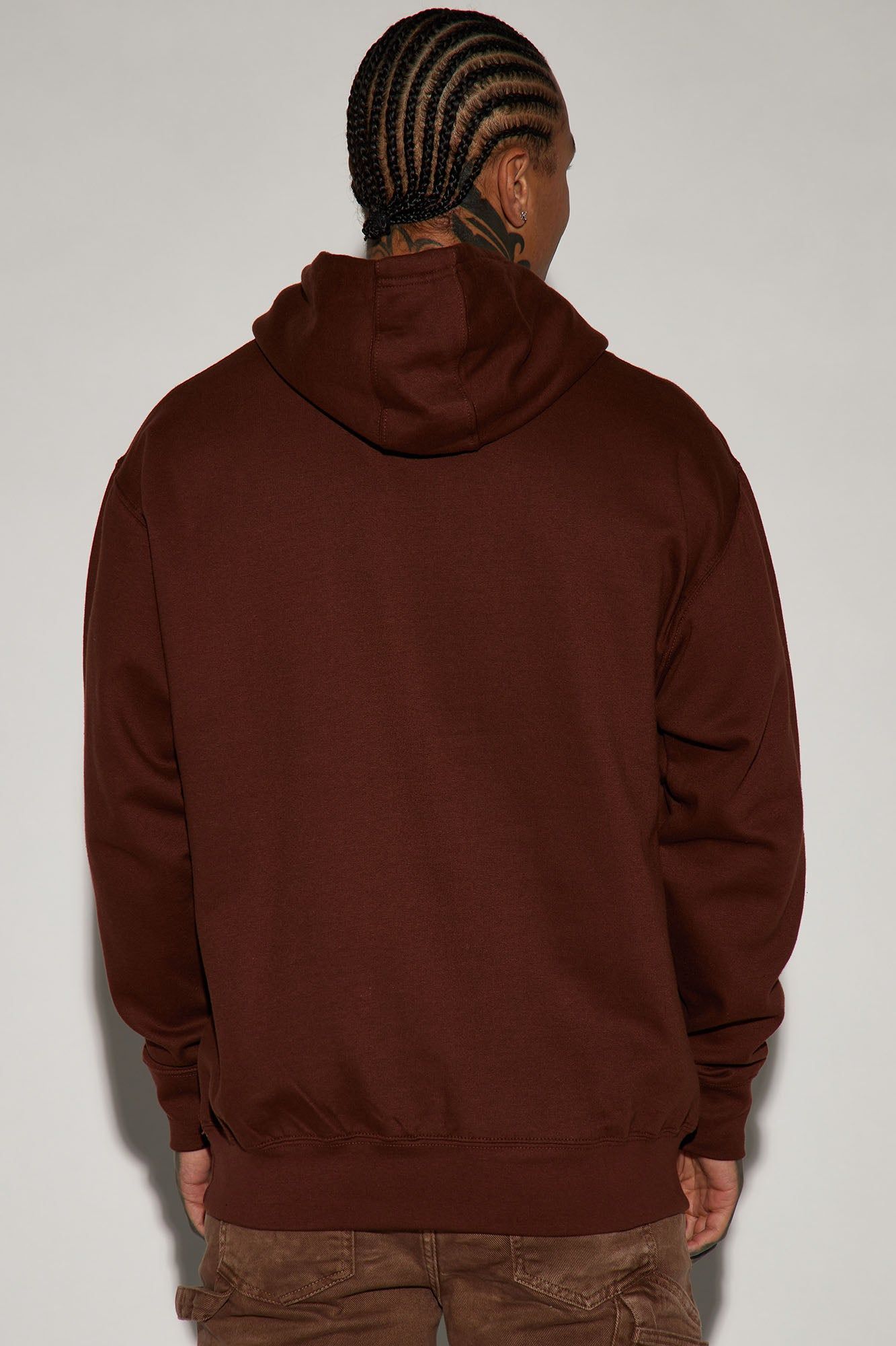 Stone Hearts Hoodie - Chocolate sold by Fashion Nova product image thumbnail 4