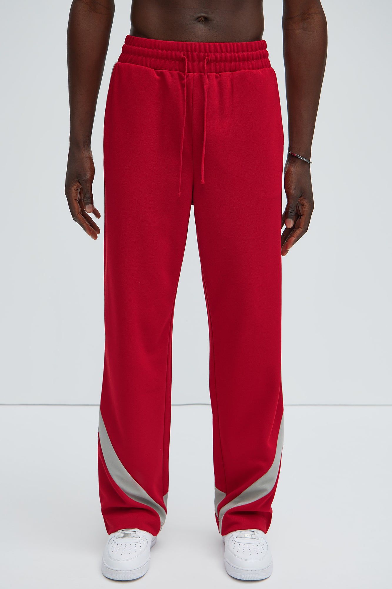 Zedric Relaxed Track Pants - Red sold by Fashion Nova product image thumbnail 2