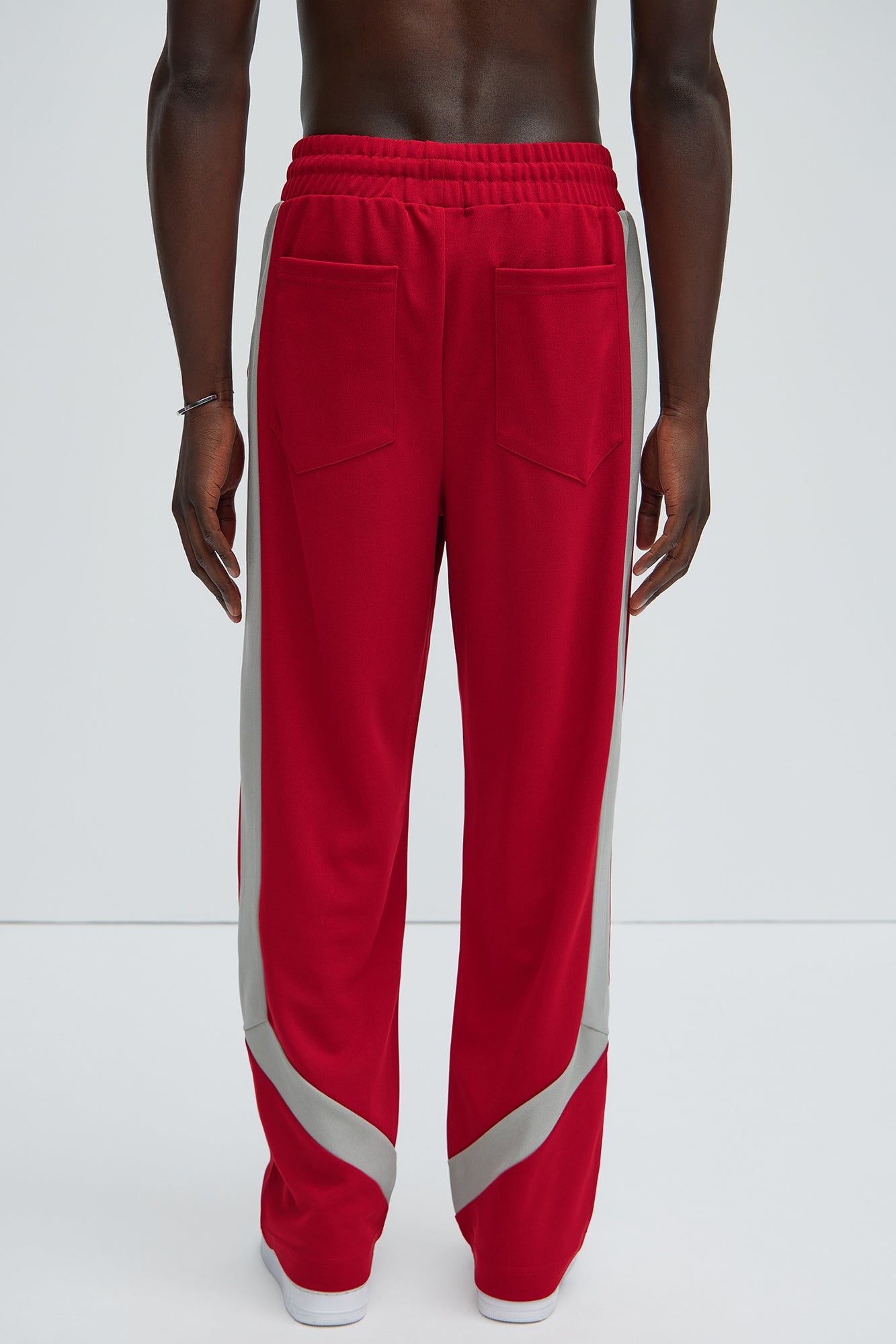 Zedric Relaxed Track Pants - Red sold by Fashion Nova product image thumbnail 5