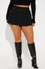 Making Goals Belted Pleated Skort - Black sold by Fashion Nova