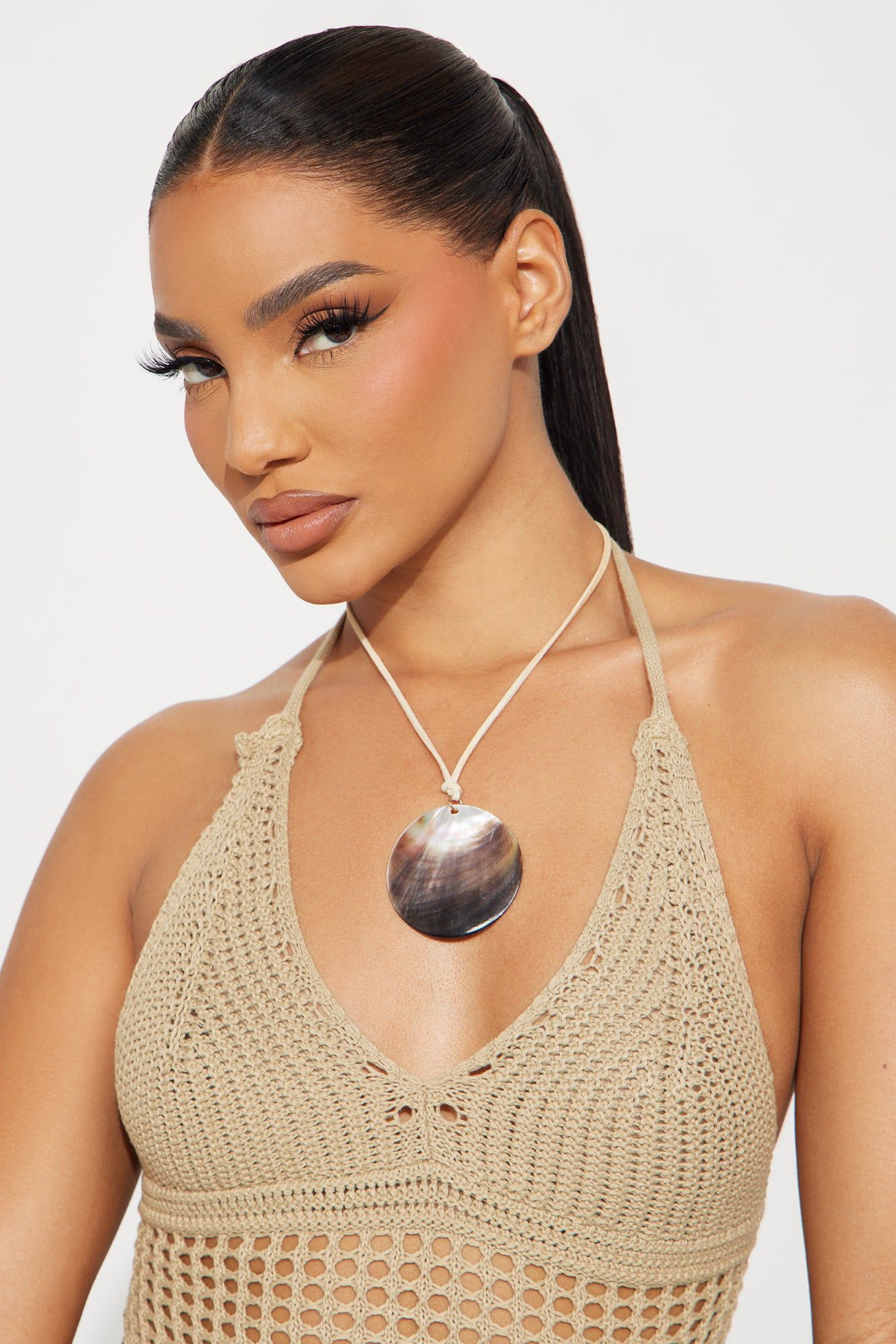 Sandy Seashore Necklace - White/combo sold by Fashion Nova product image thumbnail 2