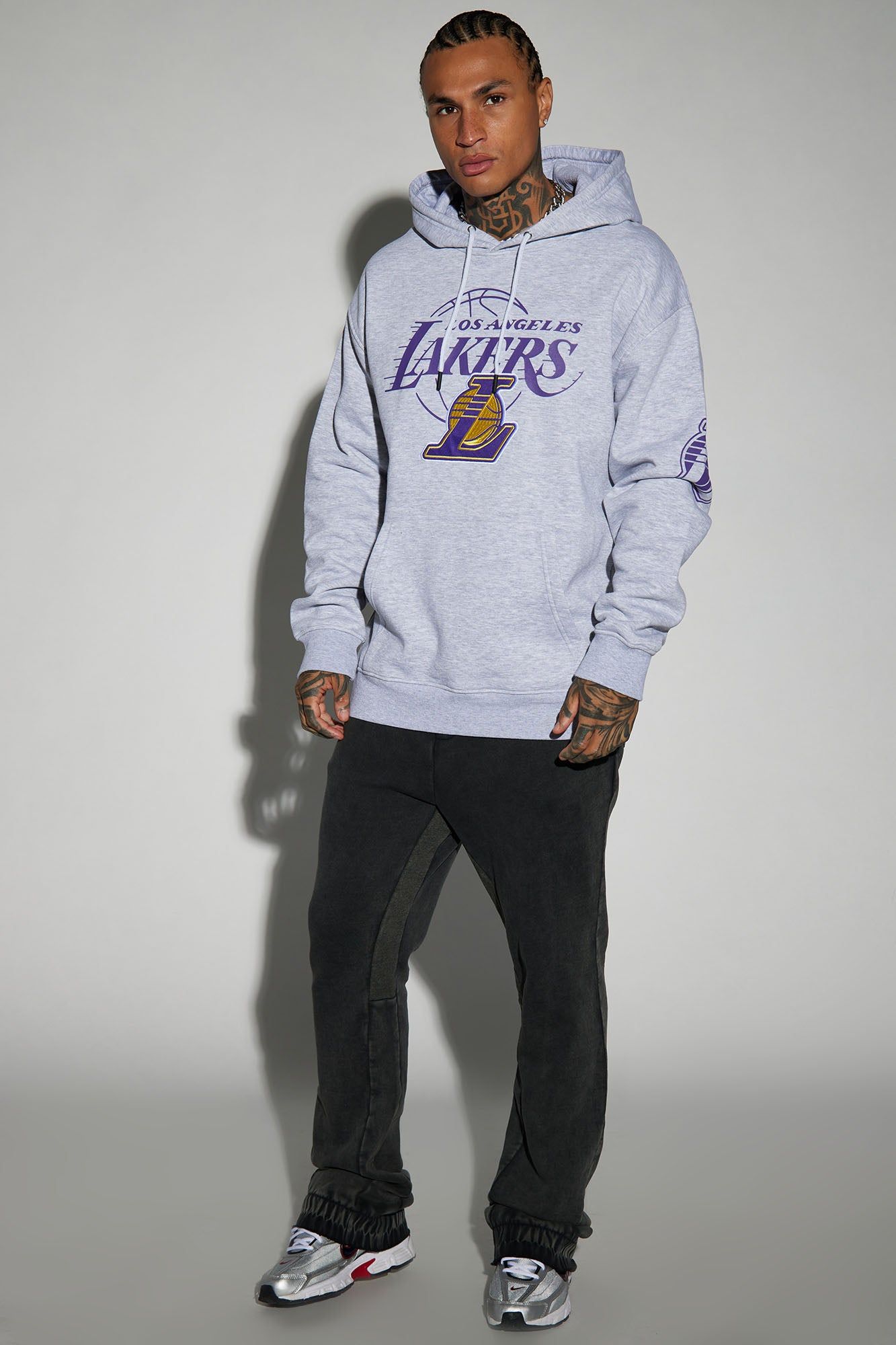 Lakers Tournament Hoodie - Heather Grey sold by Fashion Nova product image thumbnail 2