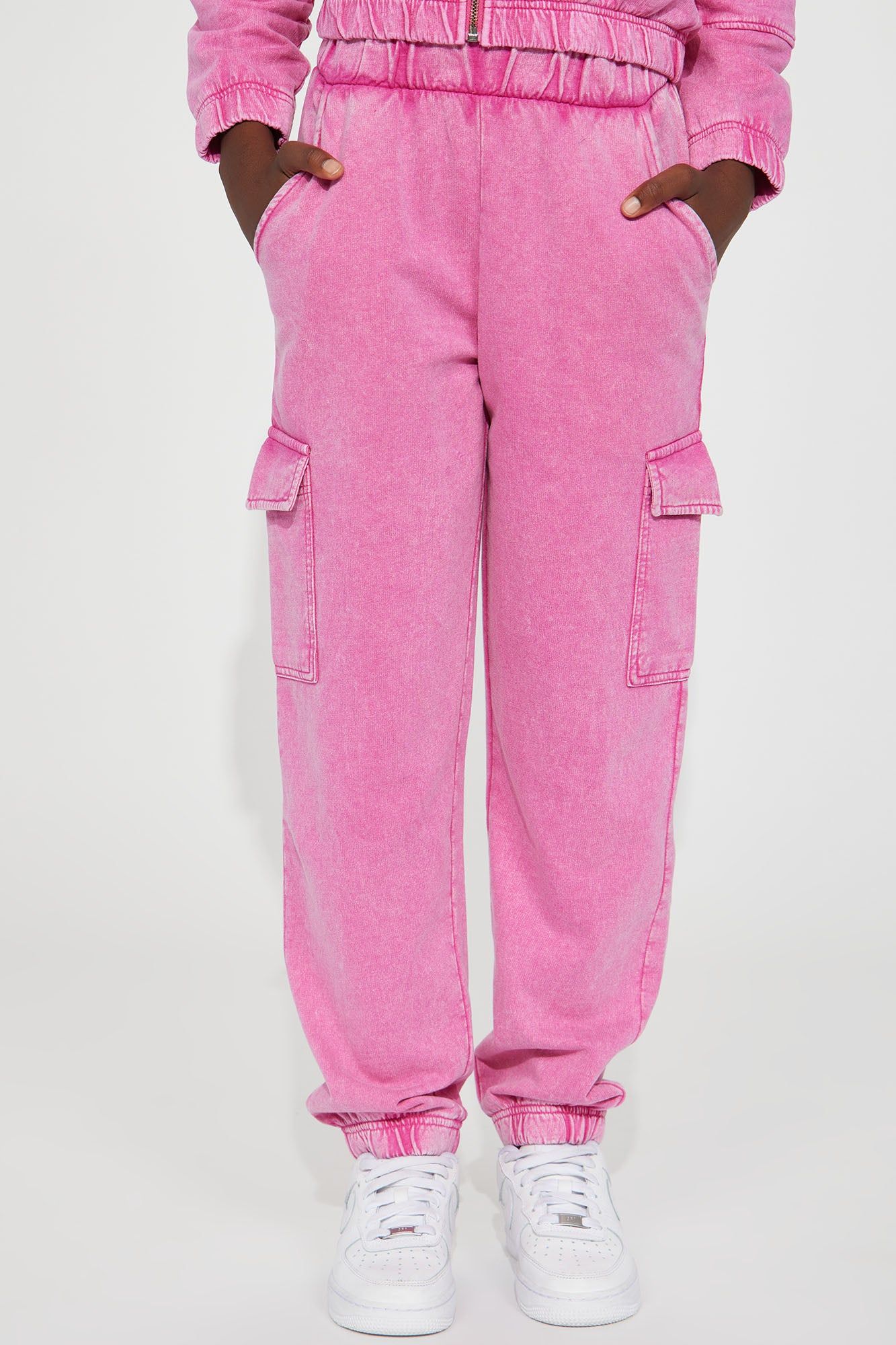 Mini Fiona Fleece Jogger - Fuchsia sold by Fashion Nova product image thumbnail 2