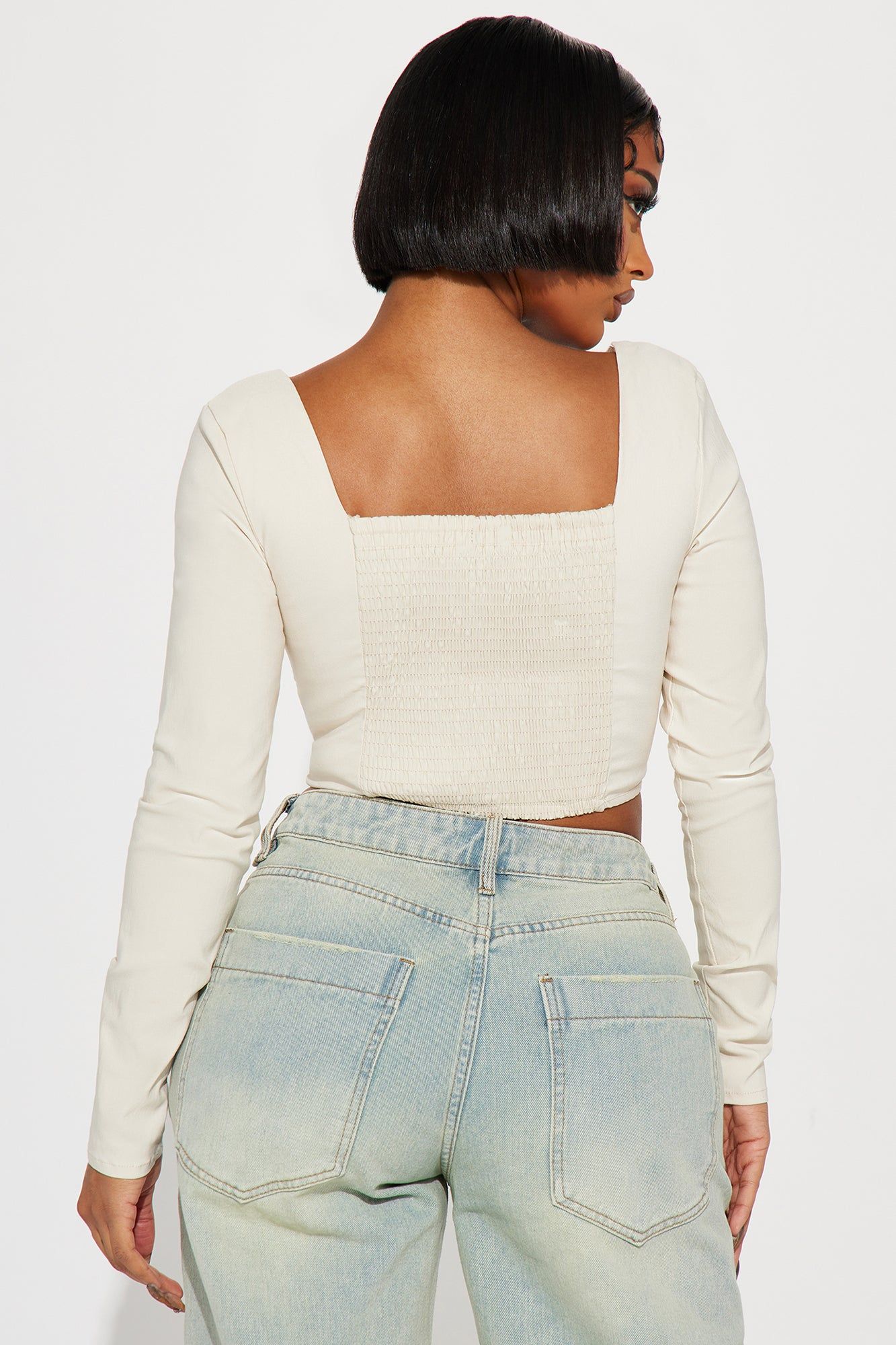 On My Way Corset Top - Beige sold by Fashion Nova product image thumbnail 3