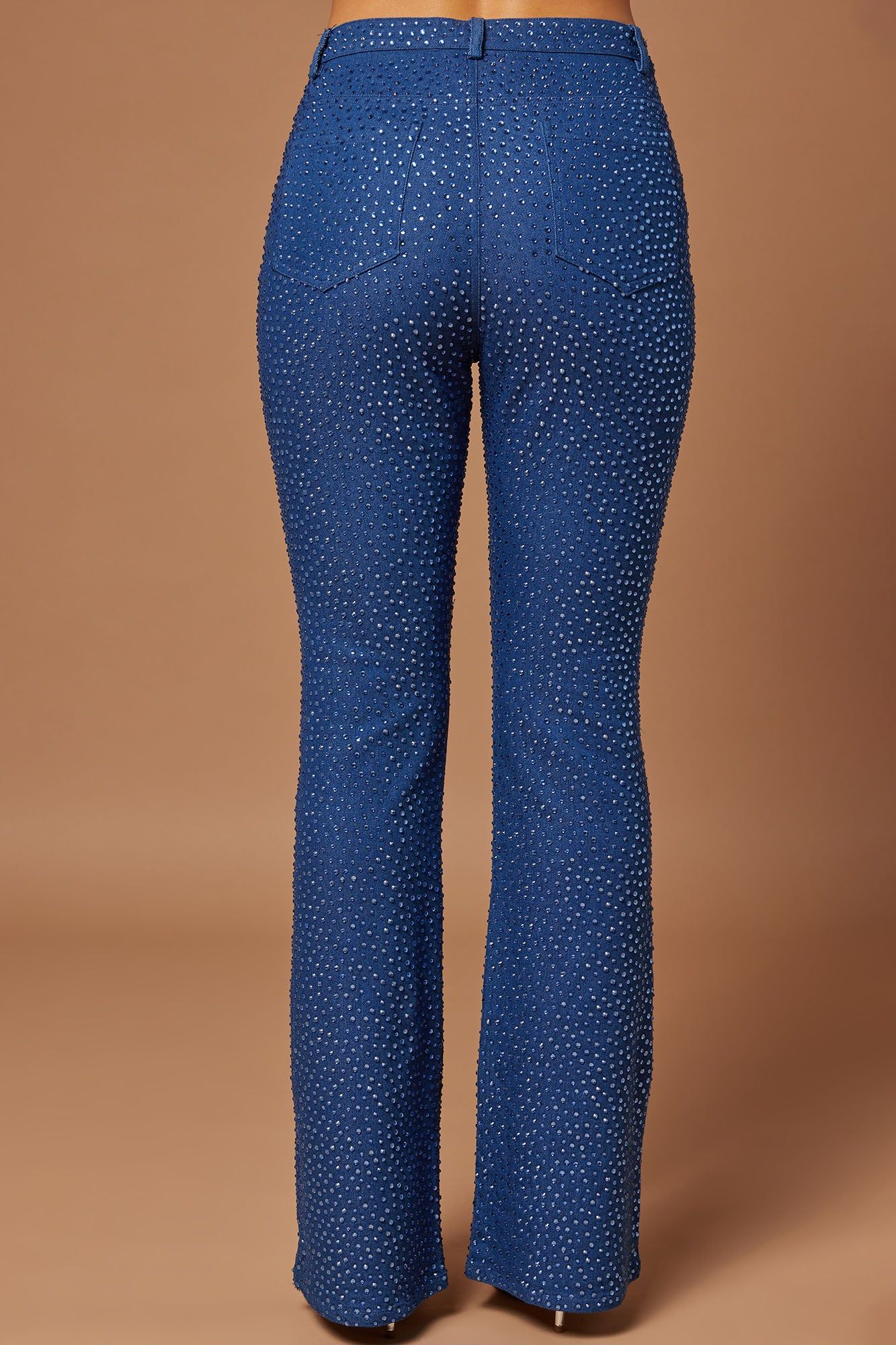 Josie Embellished Denim Pant - Medium Wash sold by Fashion Nova product image thumbnail 4