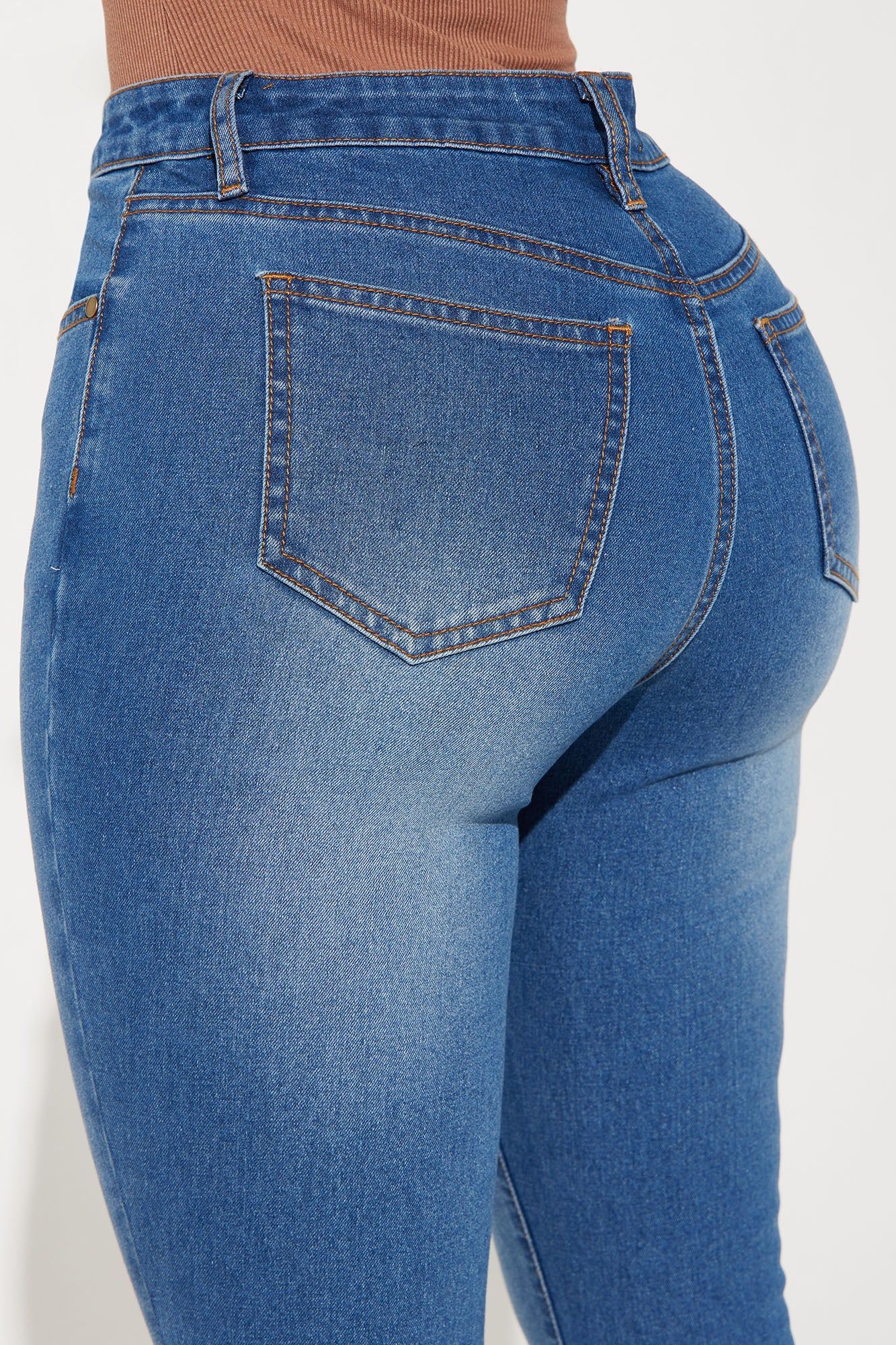 Brianna Basic Stretch Skinny Jeans - Medium Wash sold by Fashion Nova product image thumbnail 4
