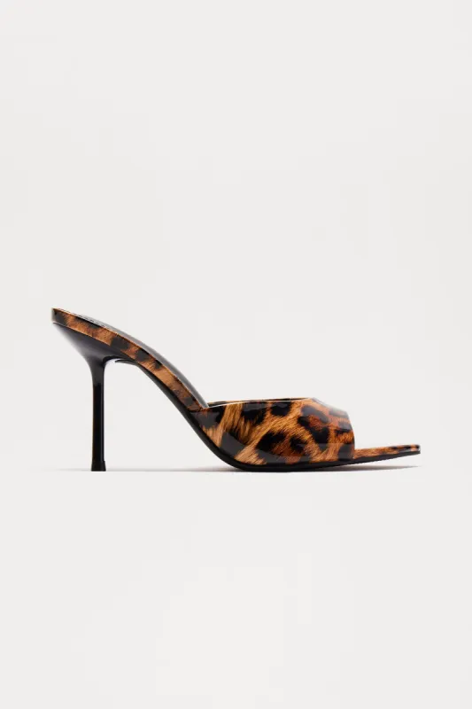 Getting Into It Mules - Leopard sold by Fashion Nova