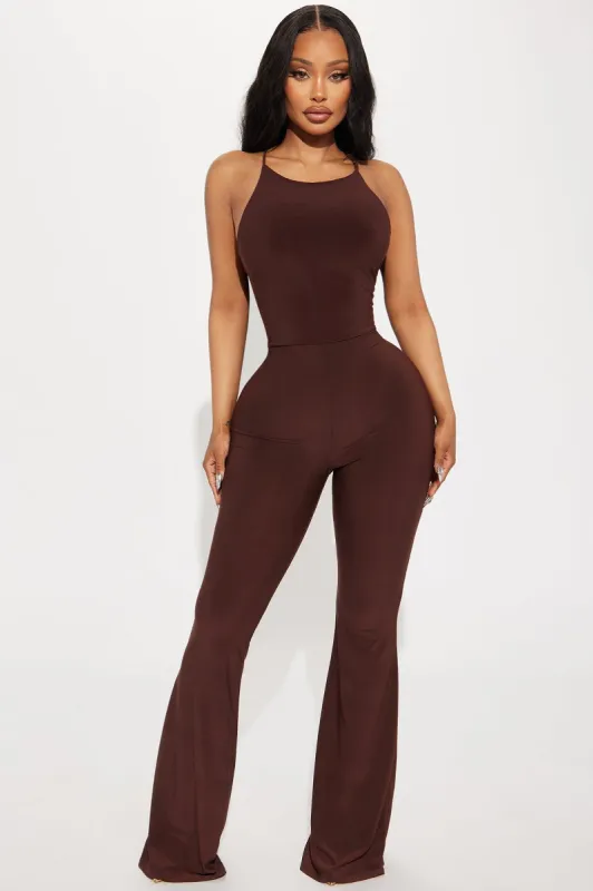 That's My Type Jumpsuit - Brown sold by Fashion Nova