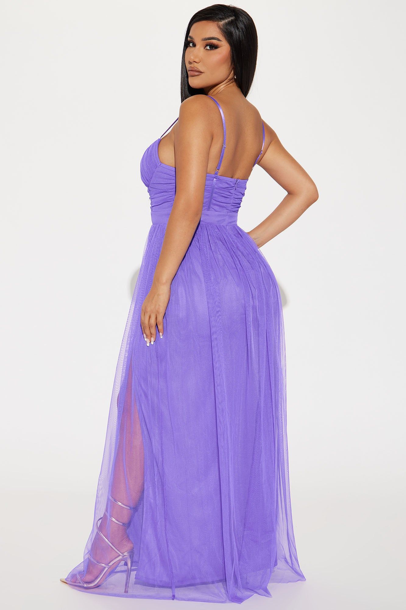 Sweet Memories Tulle Maxi Dress - Purple sold by Fashion Nova product image thumbnail 3