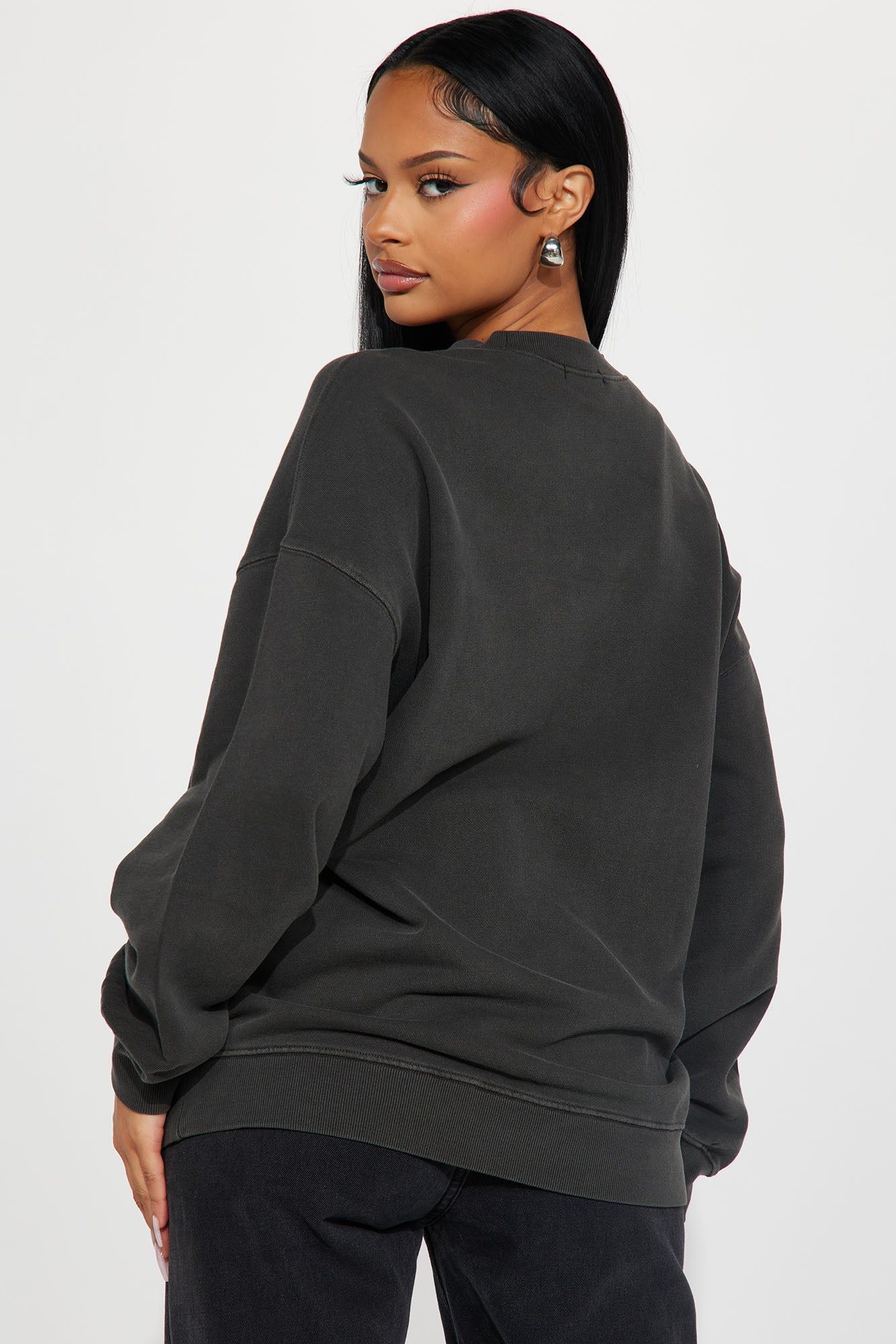 My Heart Lounge Sweatshirt - Charcoal sold by Fashion Nova product image thumbnail 4
