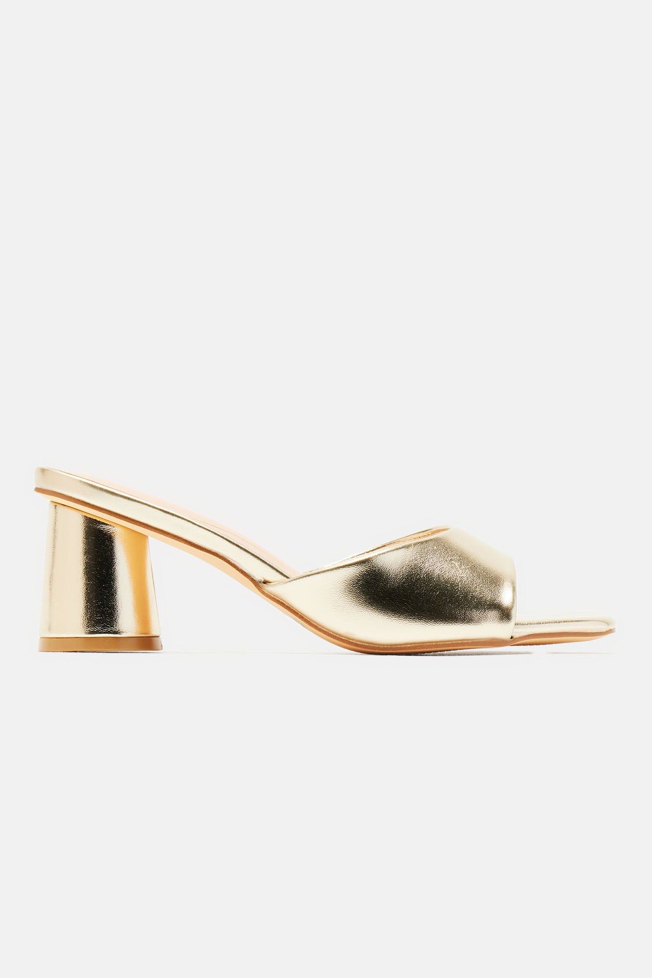 All Kinds Of Sweet Mules - Gold sold by Fashion Nova