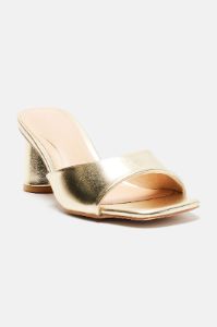 All Kinds Of Sweet Mules - Gold sold by Fashion Nova
