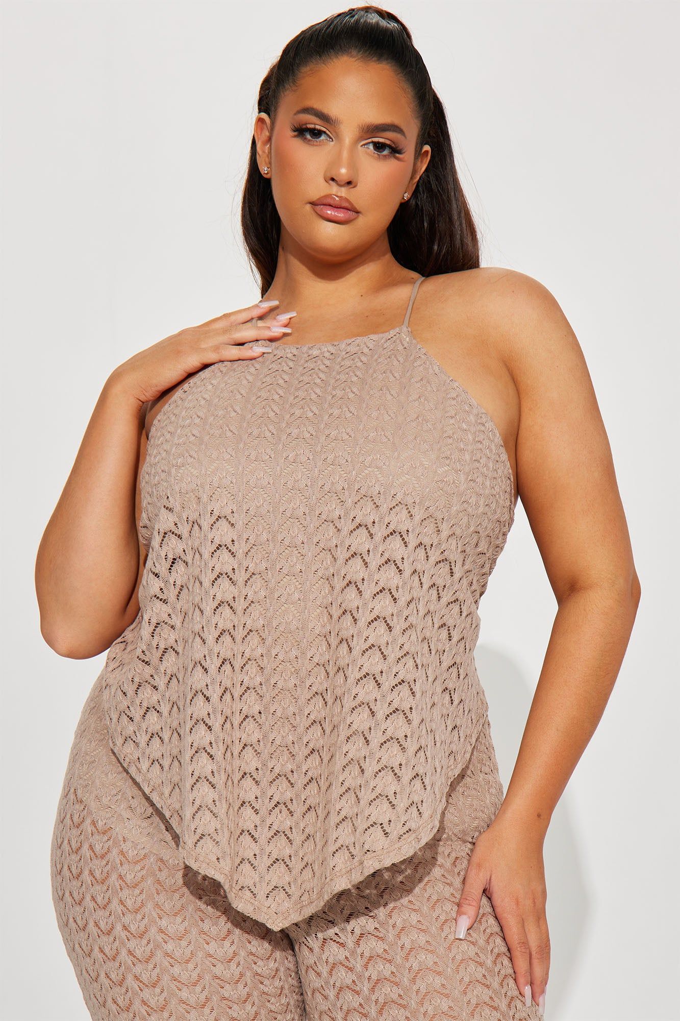 Say It Right Lace Jumpsuit - Mocha sold by Fashion Nova product image thumbnail 5