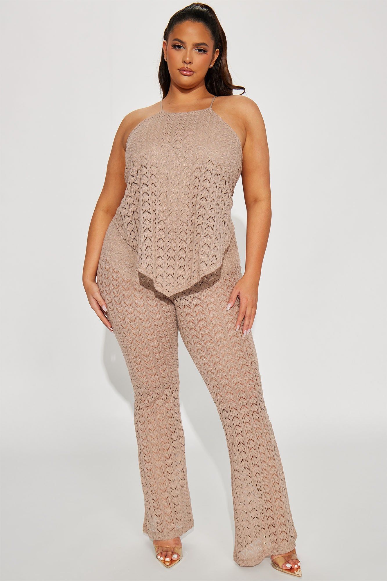 Say It Right Lace Jumpsuit - Mocha sold by Fashion Nova product image thumbnail 4