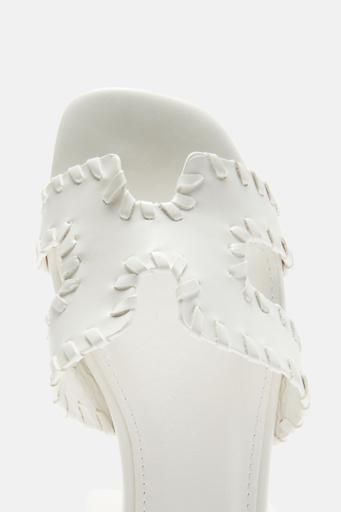 Highly Recommend Flat Sandals - White sold by Fashion Nova product image thumbnail 4