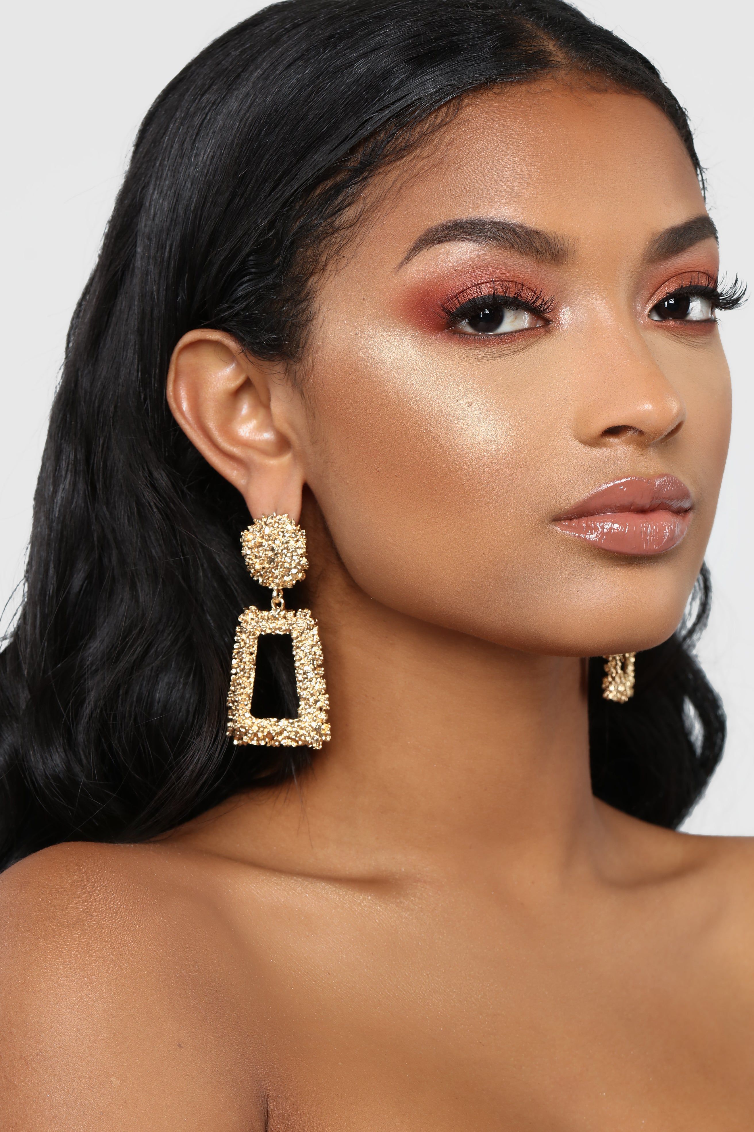 It's A Thing Earrings - Gold sold by Fashion Nova product image thumbnail 5