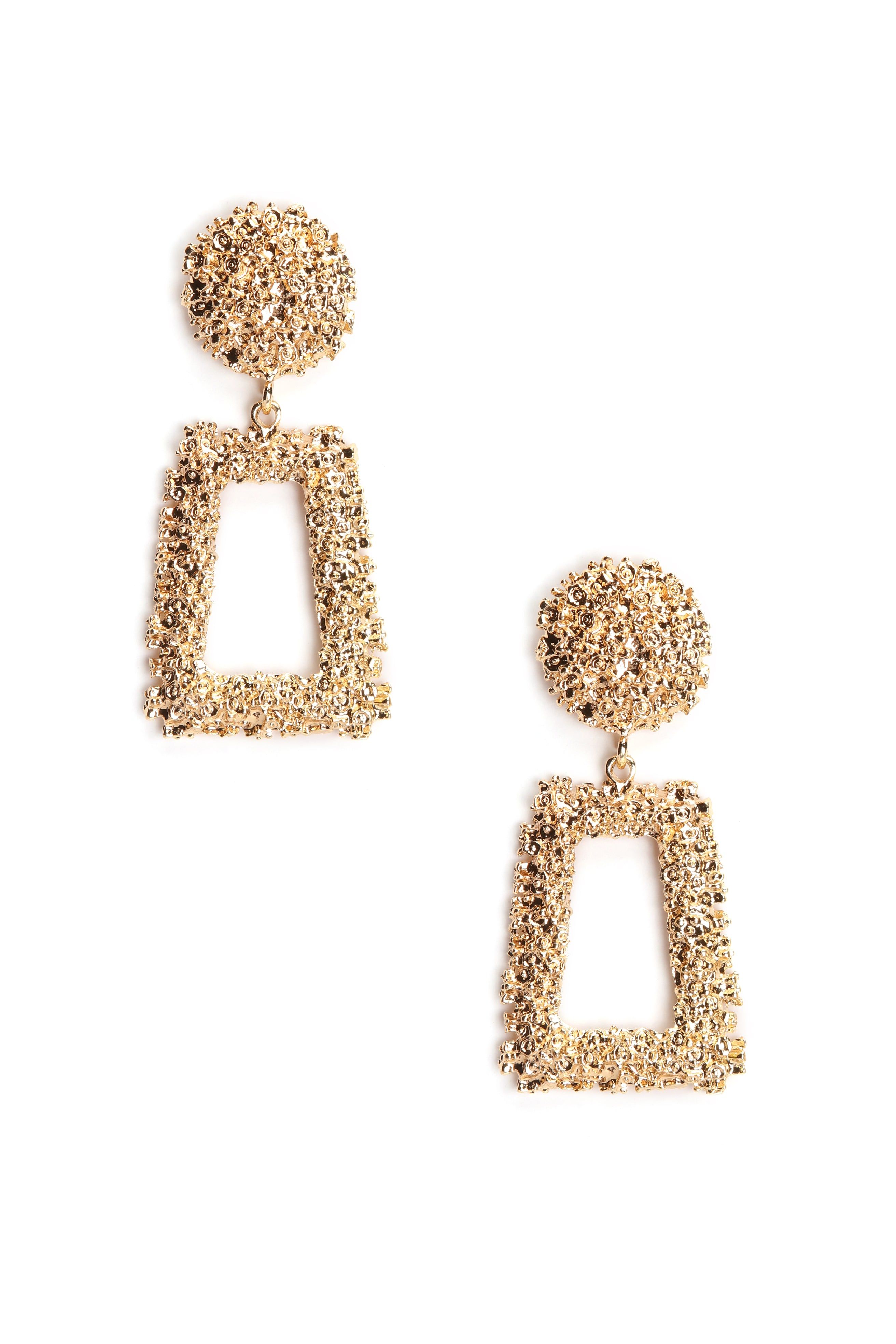 It's A Thing Earrings - Gold sold by Fashion Nova product image thumbnail 4