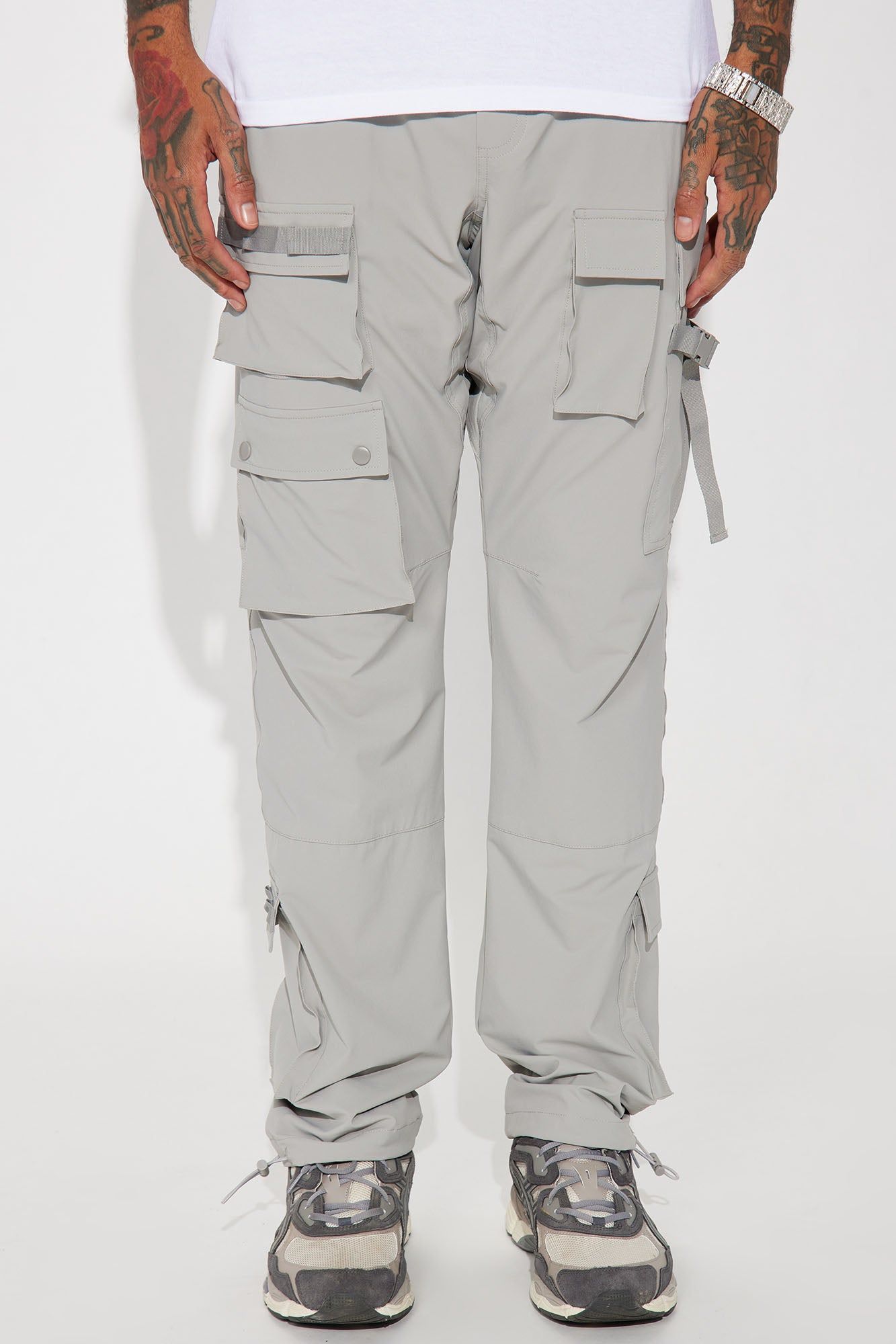 Versatile Cargo Pants - Charcoal sold by Fashion Nova