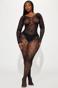 Take Control Bodystocking - Black sold by Fashion Nova