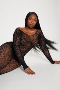 Take Control Bodystocking - Black sold by Fashion Nova