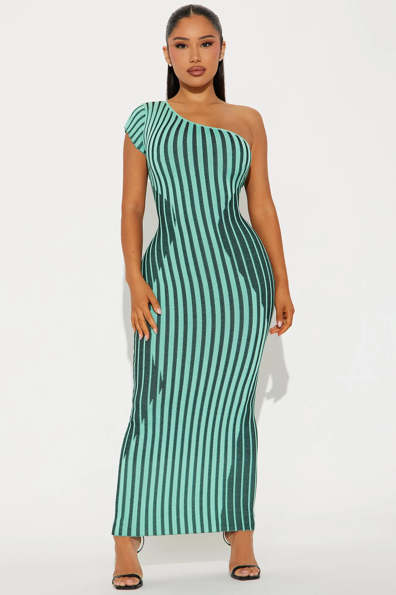 Medusa Ribbed Midi Dress - Mint sold by Fashion Nova