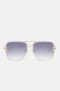 No Longer With It Sunglasses - Black/Blue sold by Fashion Nova