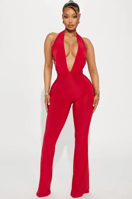 Forbidden Fruit Jumpsuit - Red sold by Fashion Nova