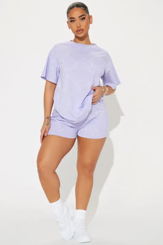 Kelsey Is Fun Short Set - Lilac sold by Fashion Nova