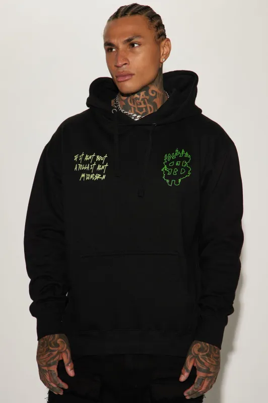 Money Moves Only Hoodie - Black sold by Fashion Nova