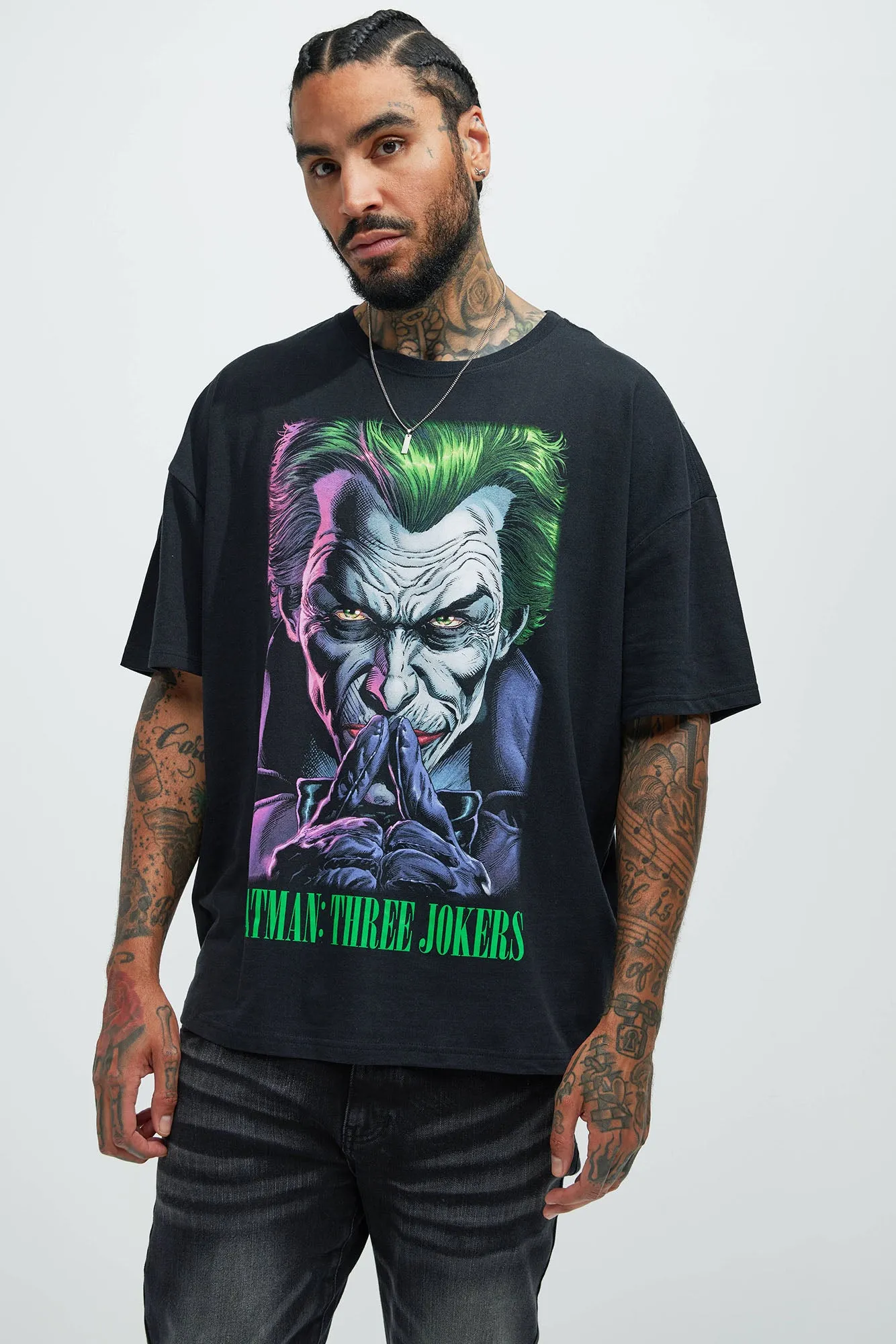Three Jokers Short Sleeve Tee - Black sold by Fashion Nova
