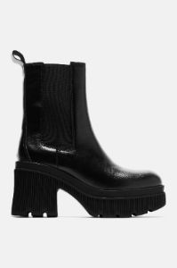 Don't Get Attached Platform Booties - Black sold by Fashion Nova