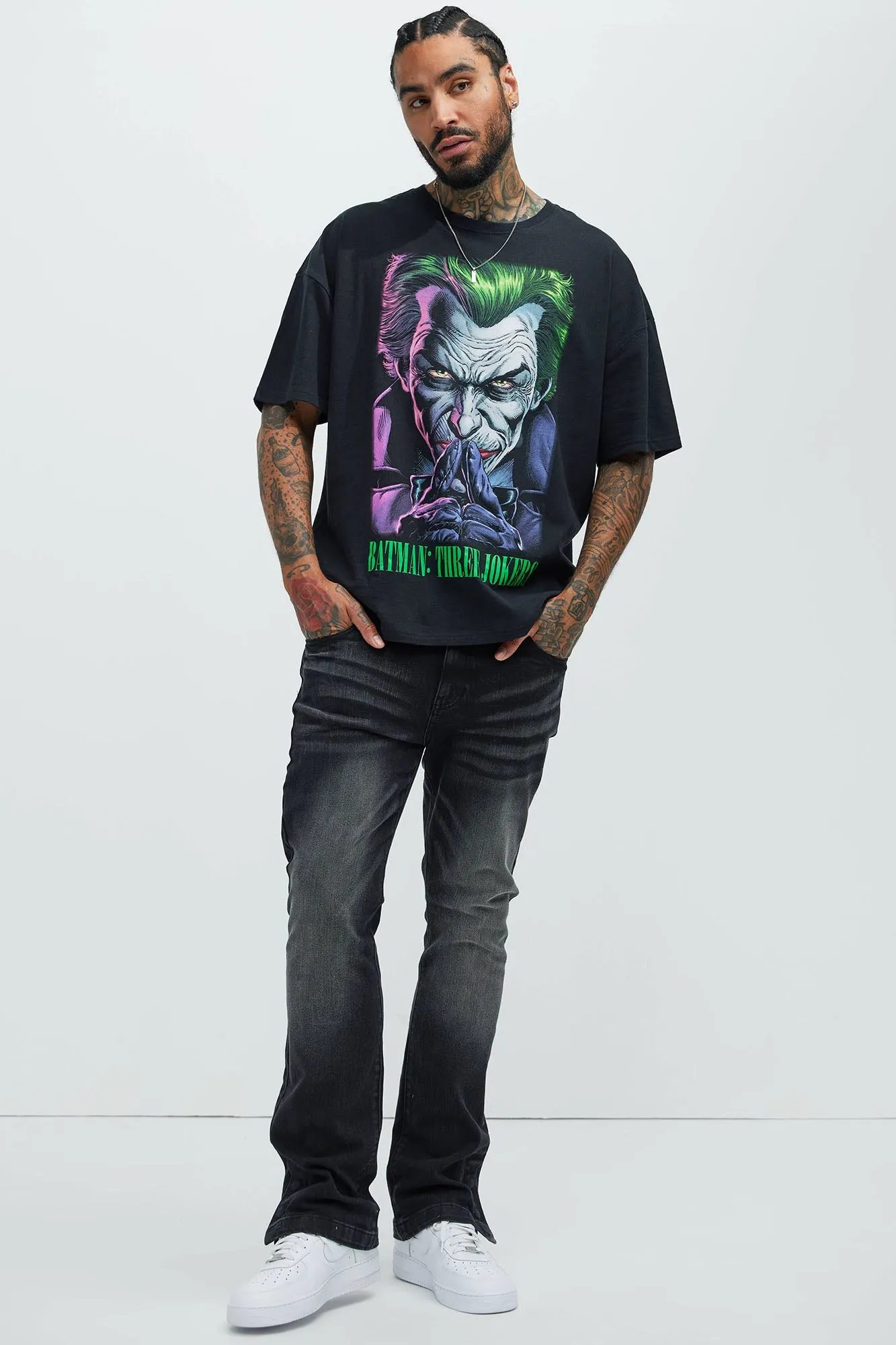 Three Jokers Short Sleeve Tee - Black sold by Fashion Nova product image thumbnail 2