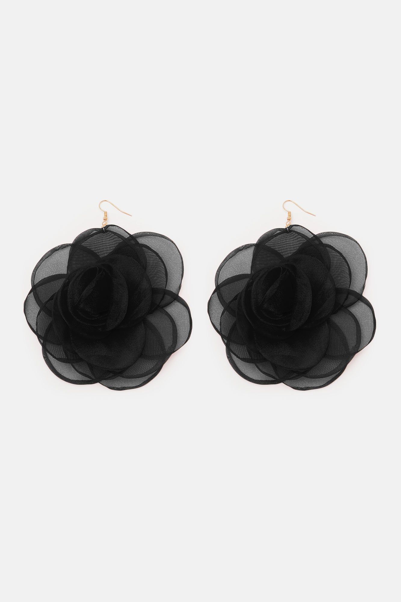 Flowers To Flowers Drop Earrings - Black sold by Fashion Nova product image thumbnail 3