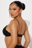 Nova Cotton TShirt Bra - Black sold by Fashion Nova