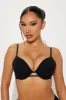 Nova Cotton TShirt Bra - Black sold by Fashion Nova