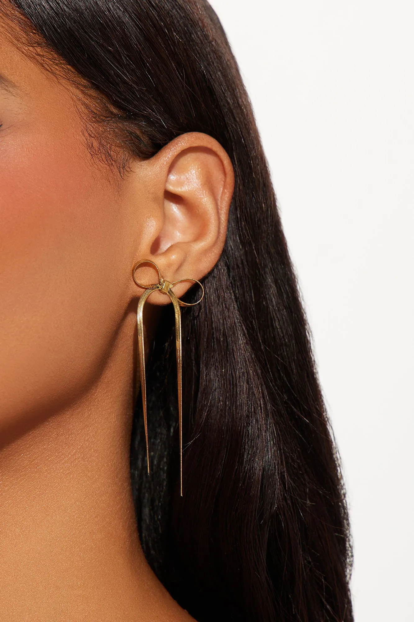 Bowth Of Us Earrings - Gold sold by Fashion Nova