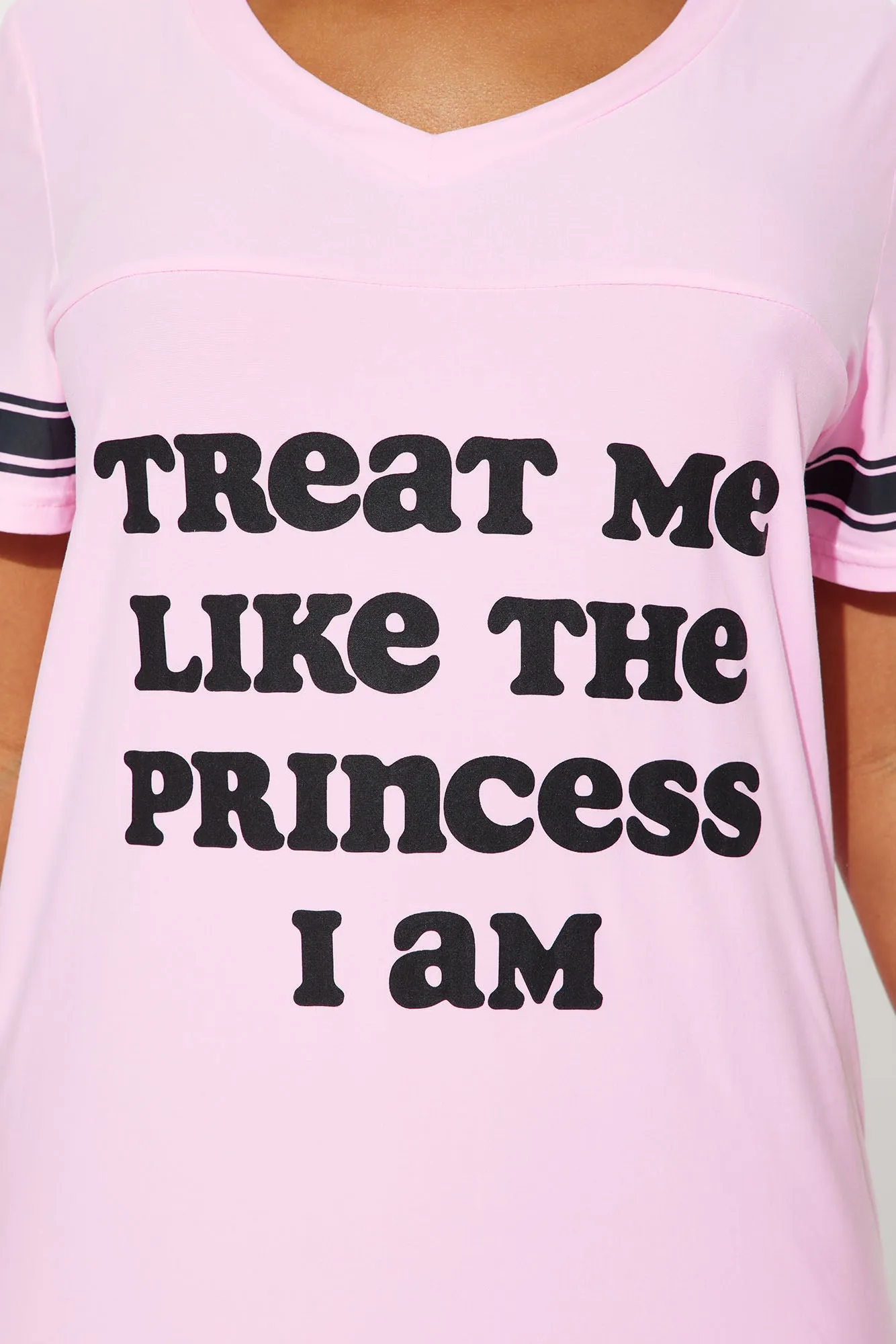 Treat Me Like A Princess PJ Sleep Shirt - Pink sold by Fashion Nova product image thumbnail 2