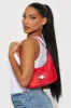 Buckle Up Handbag - Red sold by Fashion Nova
