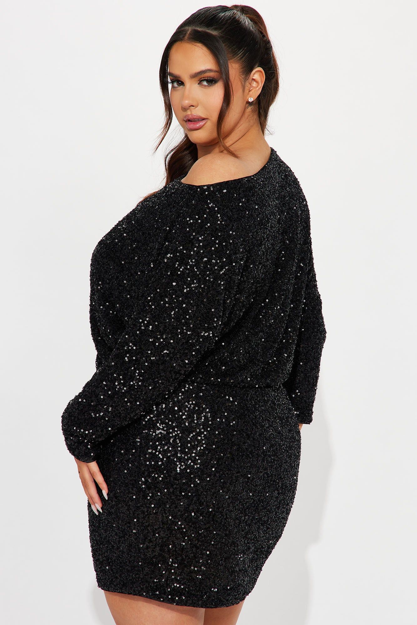 Valery Sequin Mini Dress - Black sold by Fashion Nova product image thumbnail 6