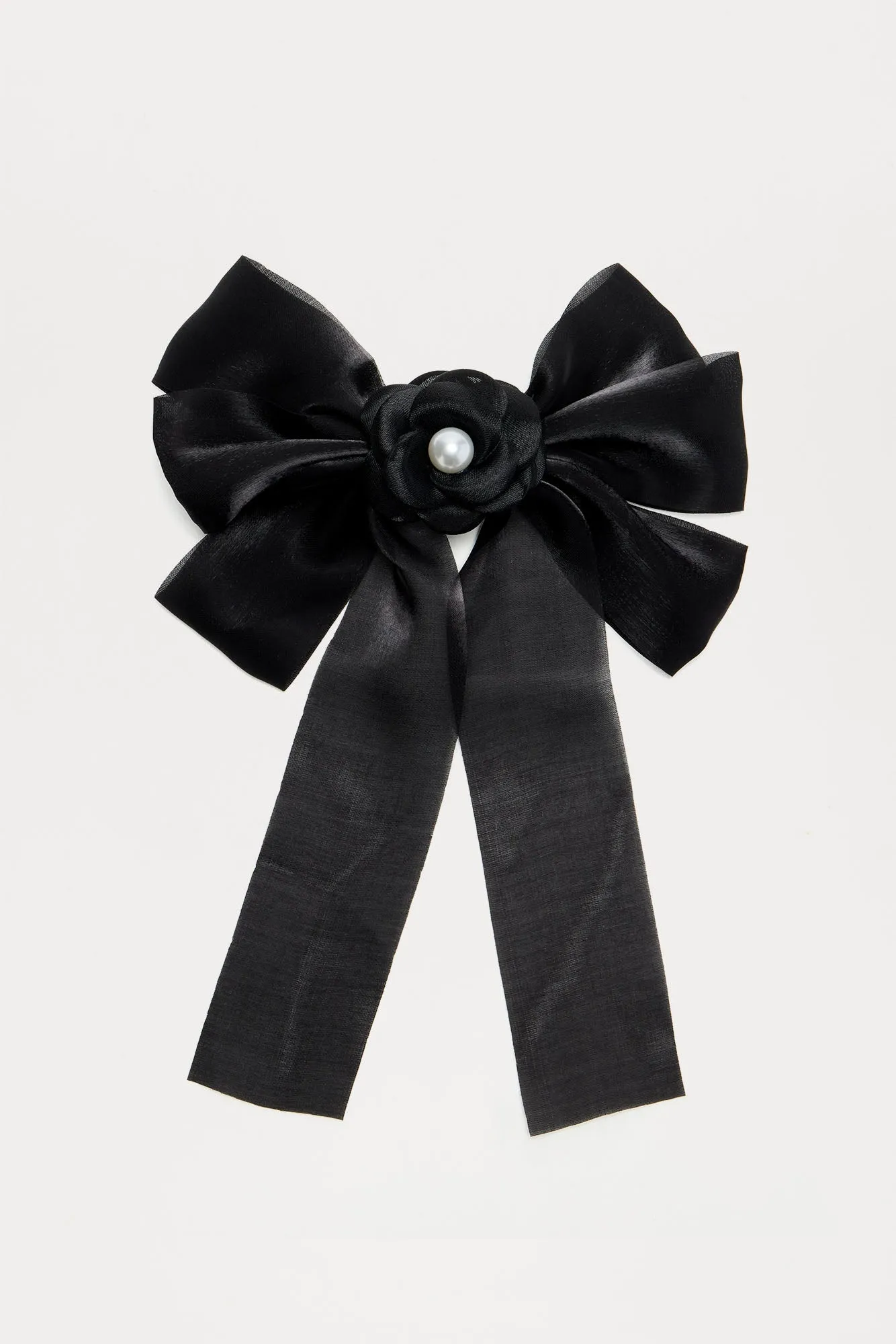 Roses And Bows Hair Clip - Black sold by Fashion Nova product image thumbnail 2