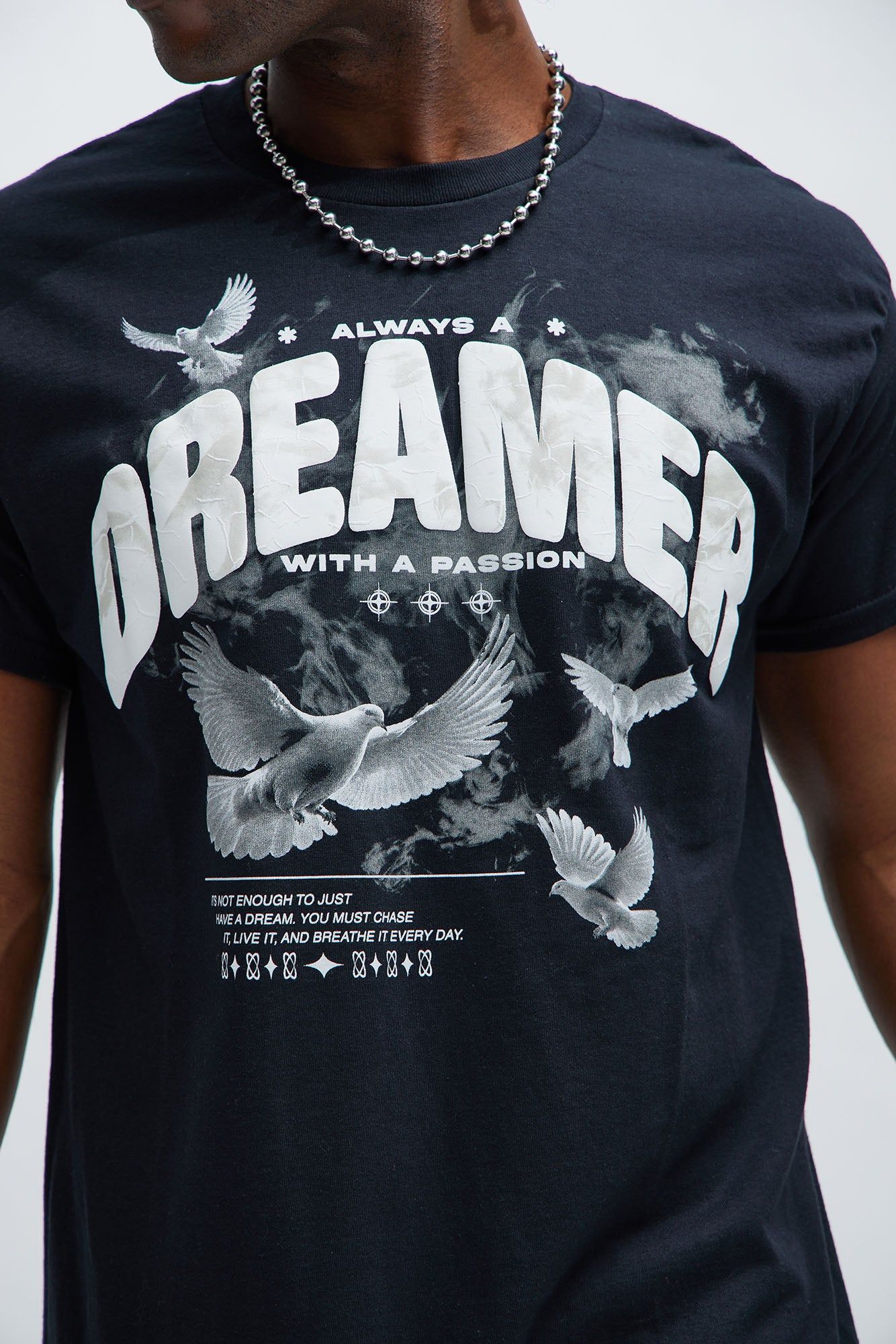 Always A Dreamer Short Sleeve Tee - Black sold by Fashion Nova product image thumbnail 3