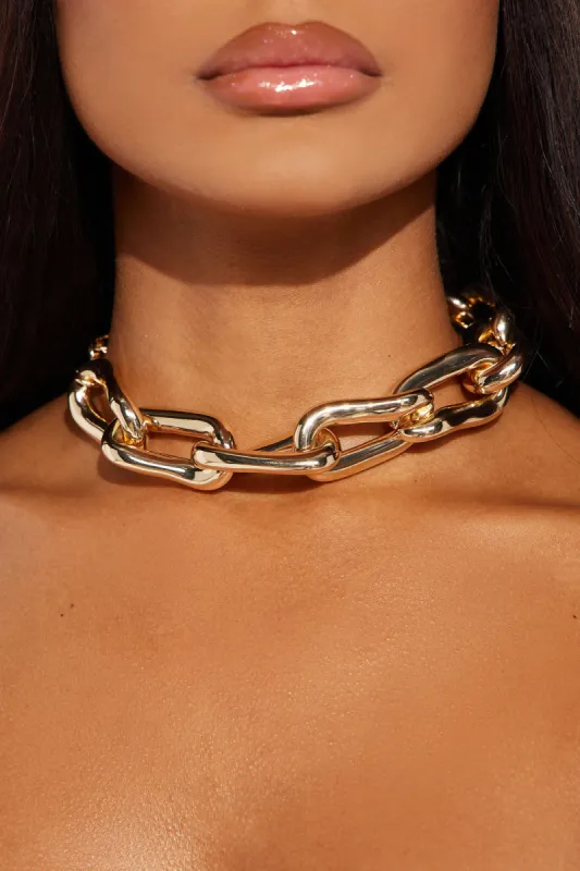 Made Of Love Necklace  - Gold sold by Fashion Nova