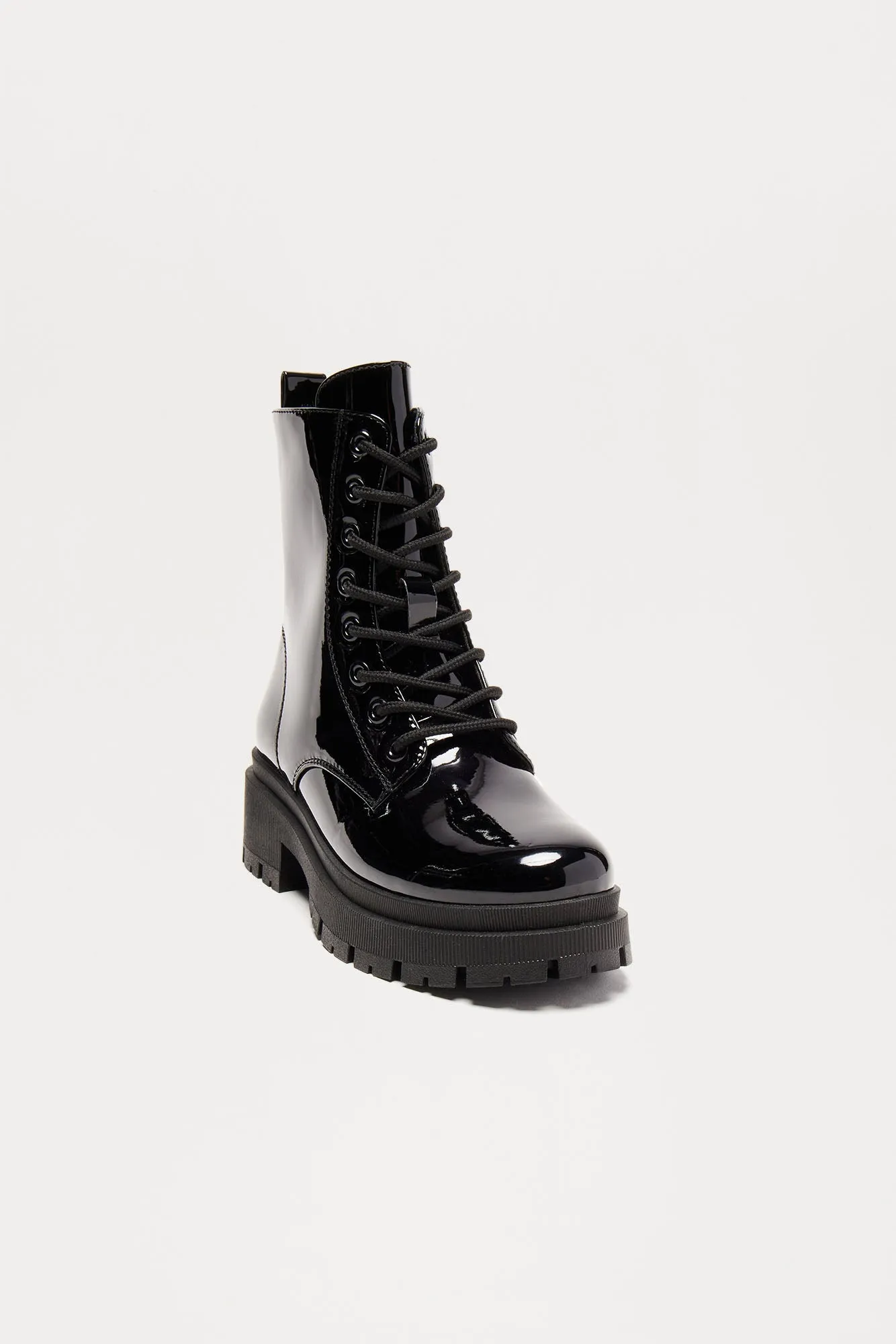 Far From You Buckle Combat Boots - Black sold by Fashion Nova product image thumbnail 3