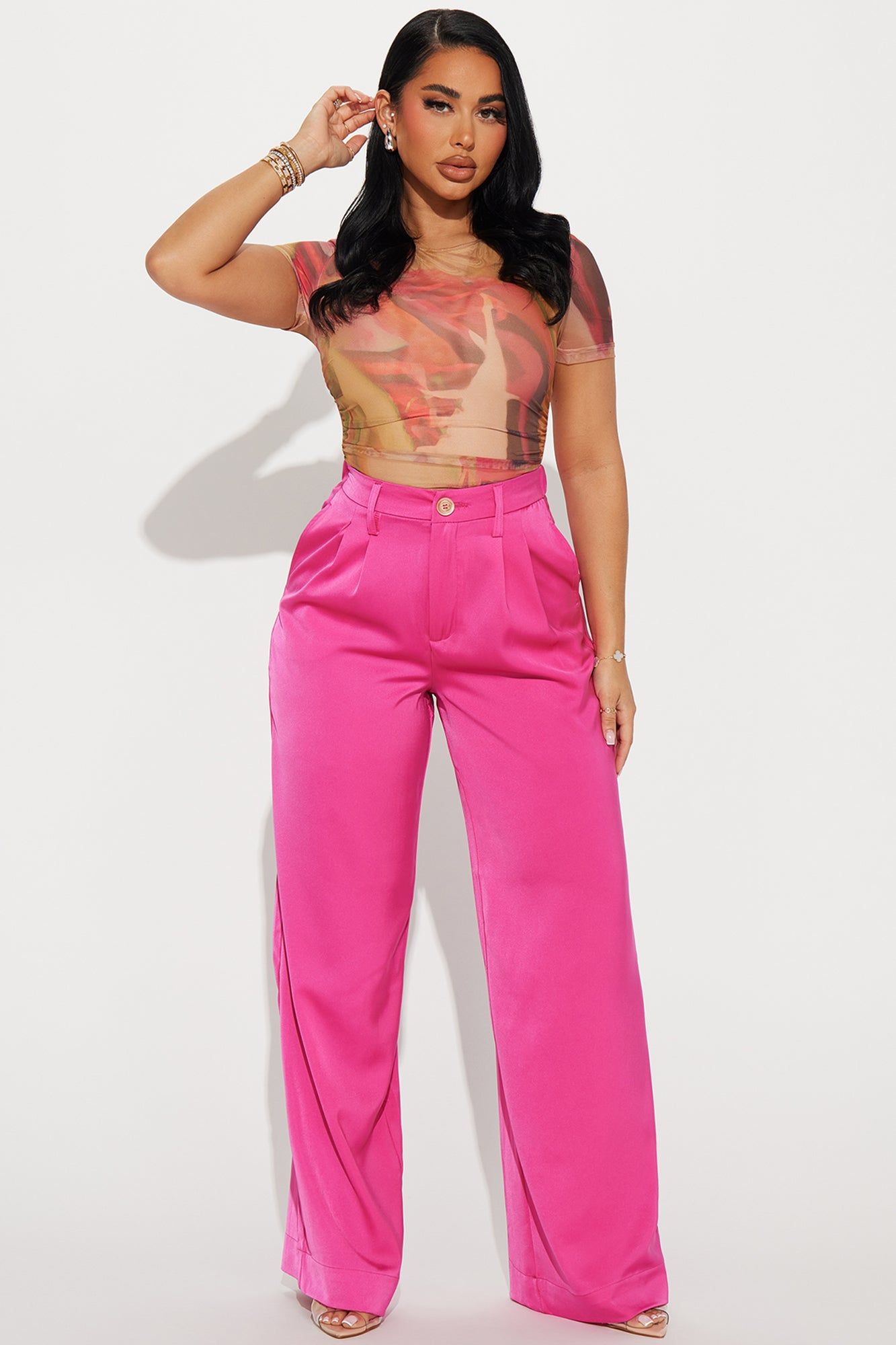 Isabella Mesh Bodysuit - Multi Color sold by Fashion Nova product image thumbnail 2