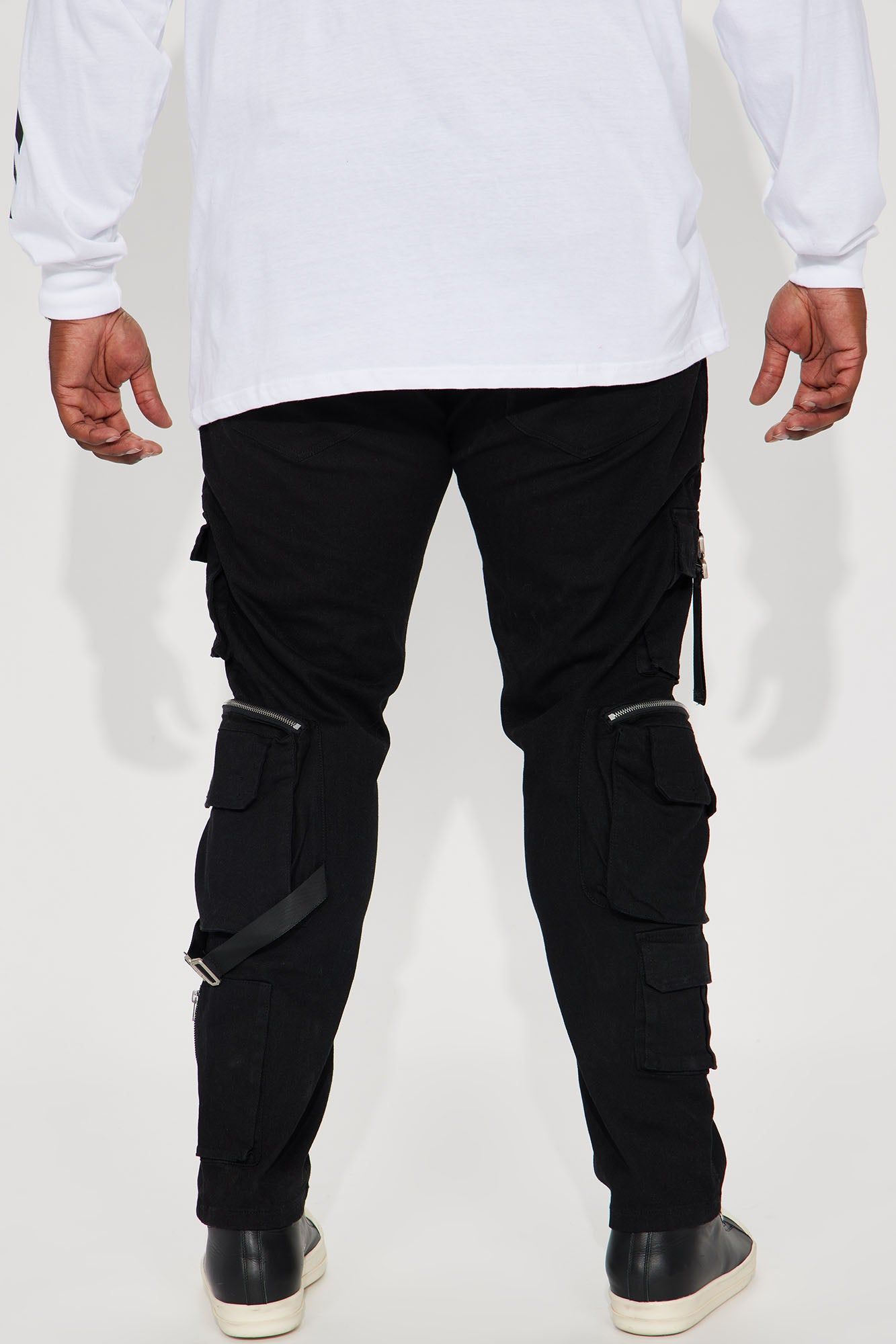 Strap It Up Cargo Straight Jeans - Black sold by Fashion Nova product image thumbnail 10