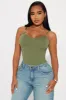Carmen Seamless Bodysuit - Olive sold by Fashion Nova